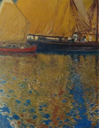 Morning Mood in the Harbor of Lussin