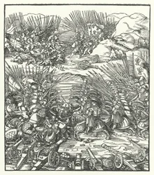 Battle Between the French and Venetian Armies During the War of the League of Cambrai, 1509
