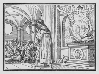 Solomon Blesses the People, and Praises God
