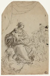 Madonna and Child with Saints Elizabeth, John and Anne