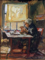 Old Woman at the Breakfast Table