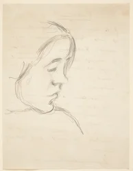 Portrait of Bodil, the Artist
