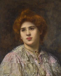 Portrait of the opera singer Félia Litvinne