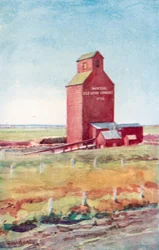 Nothing Then Remains but for Him to Drive His Wagon-Loads of Wheat to the Nearest Elevator