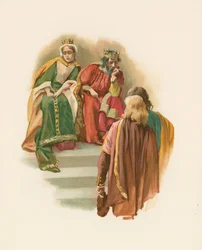 The King and Queen with Hamlet