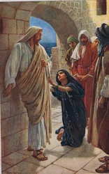 The Woman of Canaan, Illustration from 