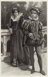 Viola hastened from her presence, threatening never more to come to plead Orsino