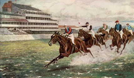 Isinglass Winning the Derby