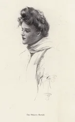 A character, Countess Frina Mavrodin from the novel, The Princess Moritza, by Percy Brebner