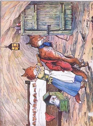 The fox went out in a hungry plight