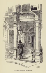 Albany, principal entrance