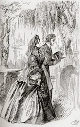 Estella and Pip. "I saw no shadow of another parting from her."