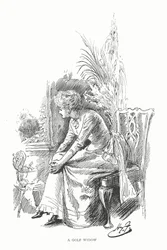 Golf: A golf widow