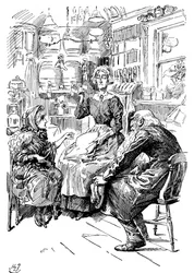 Mr Riah and Miss Wren at the Six Jolly Fellowship Porters, 1912