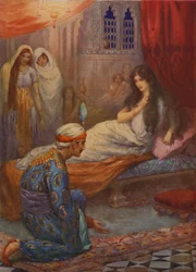 Prince Feroze-Shah awakes the beautiful Princess