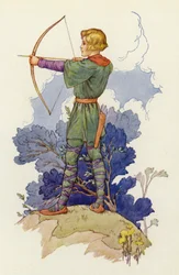 Young Waltheof is a fine young cock now, said Much, vowing that he will be Robin Hood