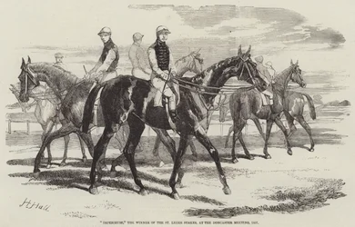 Imperieuse, the Winner of the St Leger Stakes, at the Doncaster Meeting, 1857