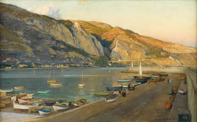 The Harbour at Menton, Cote d