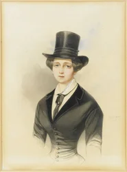 Portrait of Grand Duchess Catherine Mikhailovna of Russia, 1827-1894, 1847