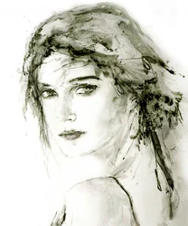 Expressive Woman Portrait