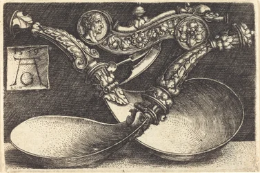 Designs for Two Spoons and a Dog Whistle, 1539