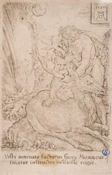 Heracles Capturing the Ceryneian Hind, from the Series: The Labours of Hercules (13)