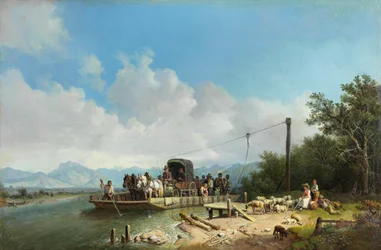 Ferry on the Inn, c. 1867