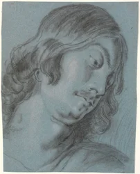 Head of a Young Man, Bent with Right