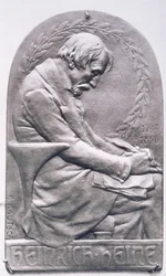Portrait Medallion of Heinrich Heine (1797-1856)