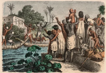 Ancient Egypt: Water Jousting, 1866