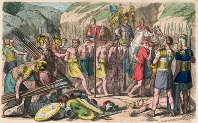 Ancient Rome: Captured Enemies are Harnessed