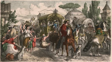 Ancient Rome: Via Appia (Appian Way) at the Imperial Era