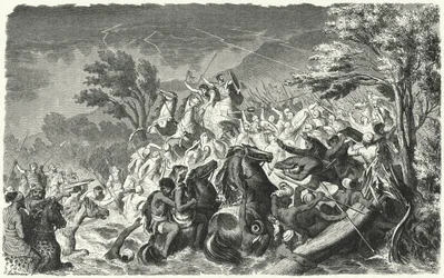 Battle of the Crimissus, 339 BC (engraving)