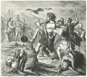 Capture of Tetobod, King of the Teutones, by the Romans After the Battle of Aquae Sextiae