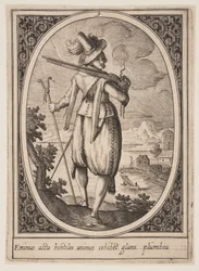 Plate 9 from Military Figures