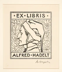 Bookplate: Alfred Hadelt