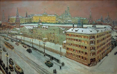 Moscow at night, 1939