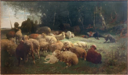 Shepherd Boy with Sheep