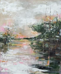 Pink Sky Waterscape