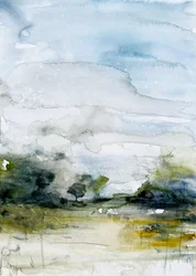 Serene Misty Landscape