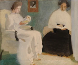 Girls Reading