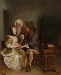 Glass of Lemonade, Copy after Gerh. Terborch