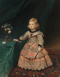 Infanta Margarita in a Pink Gown, Copy after Velázquez