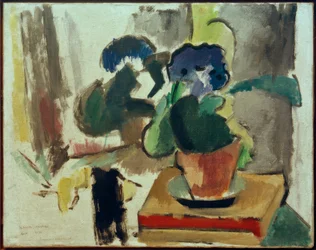 Still Life with Tin Aria and Book