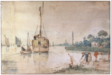 A Barge with Hay