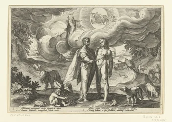 Prometheus Giving Fire to Man (series title: Ovid