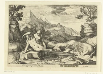 Salmacis and Hermaphroditus (series title: Ovid