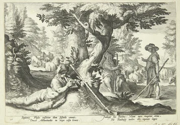 Battus Transformed into Stone