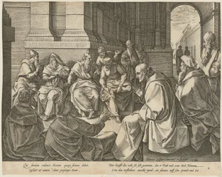 Boaz with the Ten Elders, Sheet 4 of the Series 