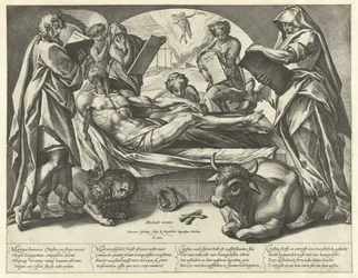 The Dead Christ and the Four Evangelists